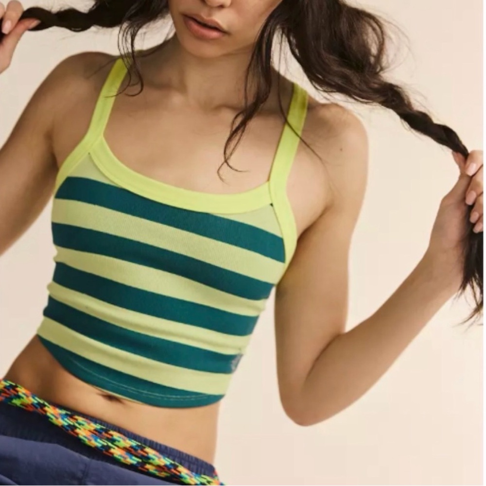 Free People Movement FP Movement All Clear Striped Cami Top